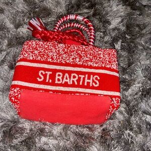 St Barth Red Tote Bag